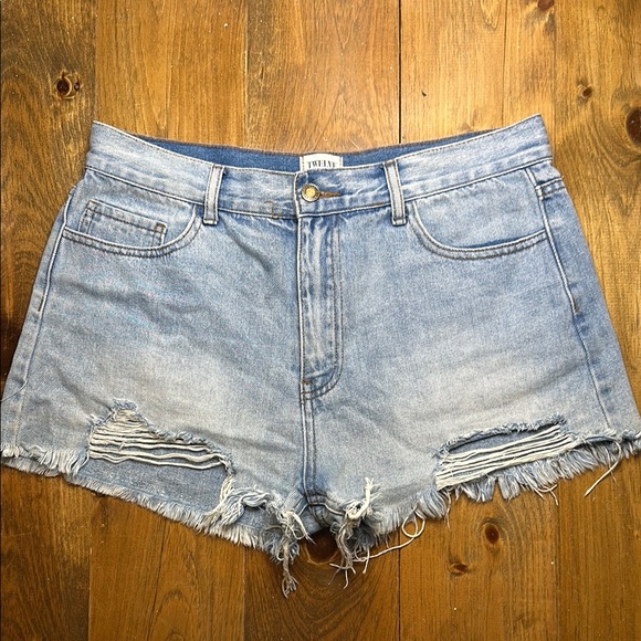Twelve by Twelve Pants - Twelve By Twelve Blue Jean Shorts